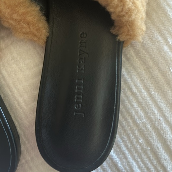 JENNI KAYNE Shearling Mule in Natural Size 39- or US size 9. - Picture 5 of 6